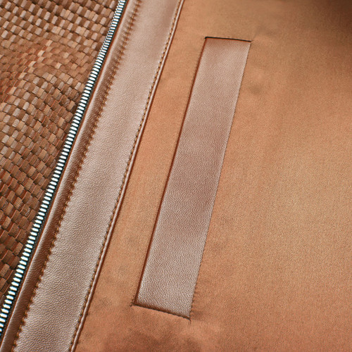 Warm copper “Tobias” blouson jacket