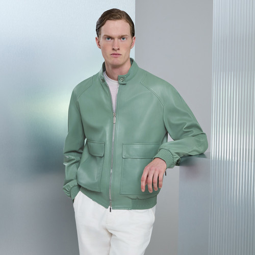 カーキ レザー ジャンパー　zilli Ready-to-Wear for men - The world of ZILLI luxury - Page 2