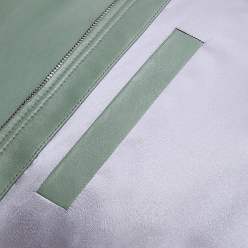 Thyme green “Tsuki” blouson jacket