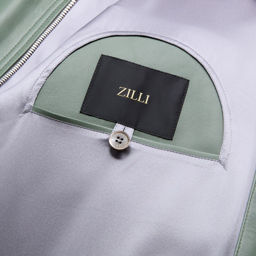 Thyme green “Tsuki” blouson jacket