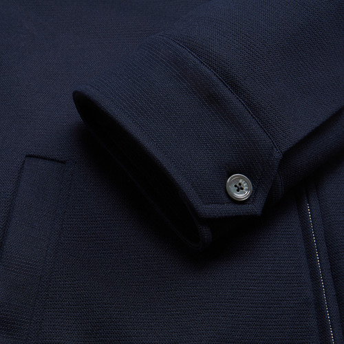 Dark navy bomber