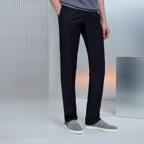 Dark navy blue “Metal Lion” trousers