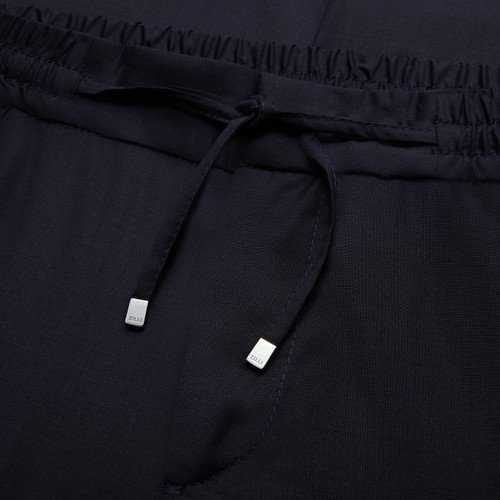 Dark navy blue “Metal Lion” trousers