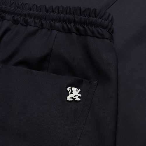 Dark navy blue “Metal Lion” trousers
