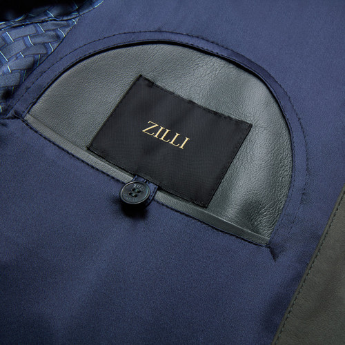 Dark sage “Timan” parka with belt 