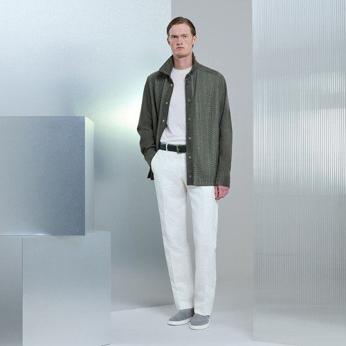Green-grey thyme “Tismo” overshirt