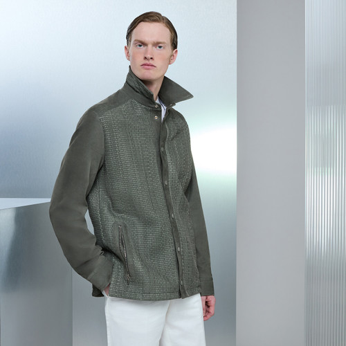 Green-grey thyme “Tismo” overshirt