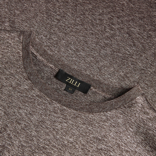 Chocolate brown “Zig Zag Mini Griffon” T-shirt
