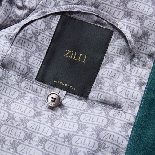 Blue - green “Hike Intemporel” blouson jacket
