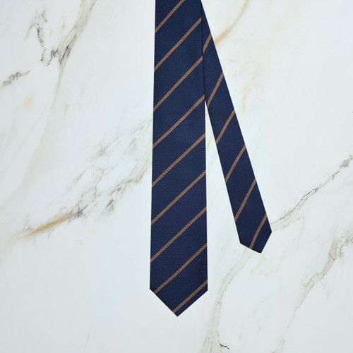 Light navy "Space Regimental" tie, 7 cm