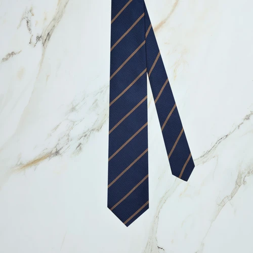 Light navy "Space Regimental" tie, 7 cm