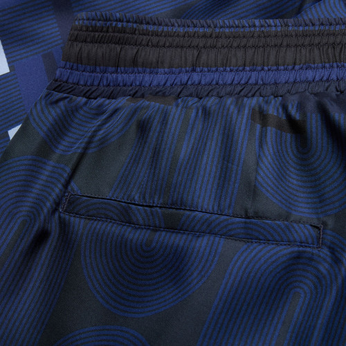 Light periwinkle "New ZILLI wave" sweat shorts