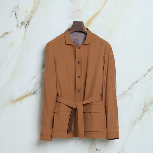 Warm copper belted "Timan" parka