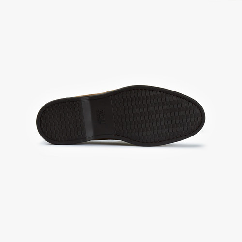 Brown “Piping” moccasins