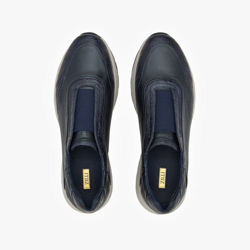 Dark navy “Slip-on” running sneakers