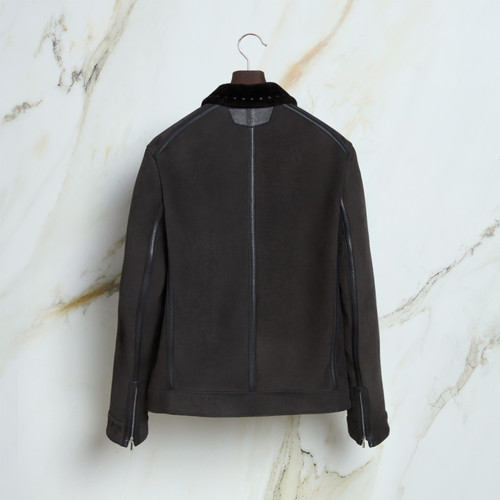 Charcoal "Ulk" blouson jacket