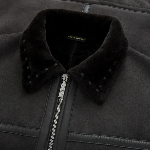 Charcoal "Ulk" blouson jacket