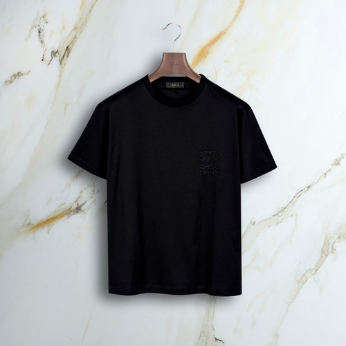 Black "Griffon Mini Crest" T-shirt