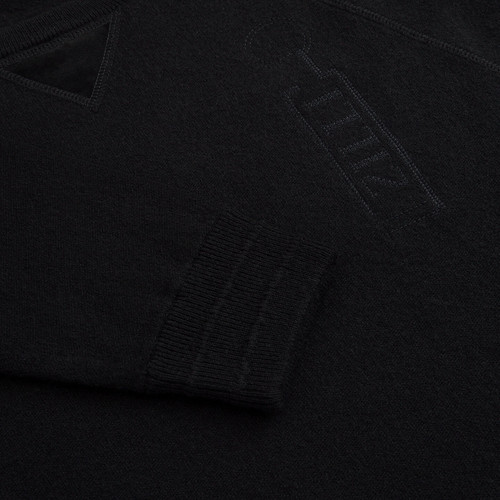 Black "Interlock Logo" Cashmere Jogging Suit