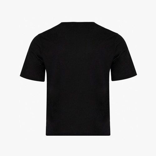 T-shirt noir, broderie « Micro Griffon » T-shirt noir, broderie « Micro Griffon »