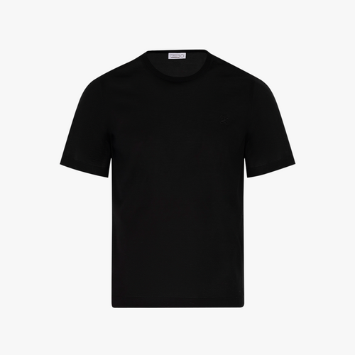 Black T-shirt, " Micro Griffon" embroidery Black T-shirt, " Micro Griffon" embroidery