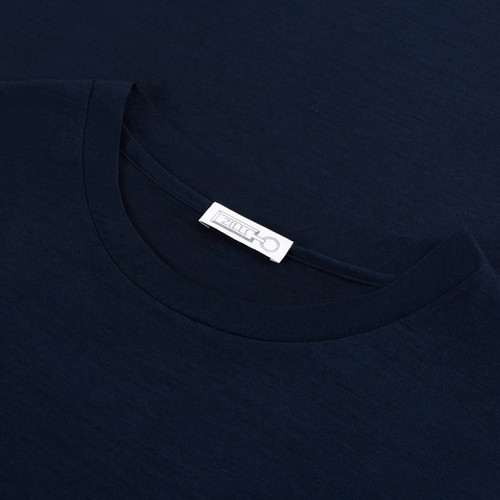 Midnight blue T-shirt, " Micro Griffon" embroidery Midnight blue T-shirt, " Micro Griffon" embroidery