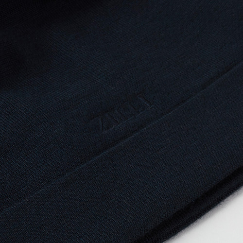 Navy beanie, ZILLI embroidery
