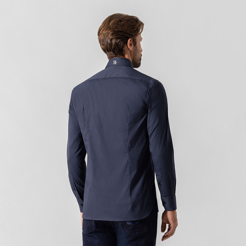 Midnight blue shirt, "Micro Griffon rivet" Midnight blue shirt, "Micro Griffon rivet"