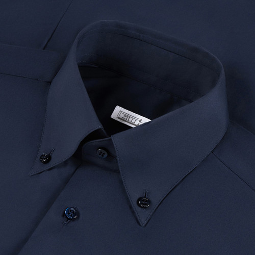 Midnight blue shirt, "Micro Griffon rivet" Midnight blue shirt, "Micro Griffon rivet"