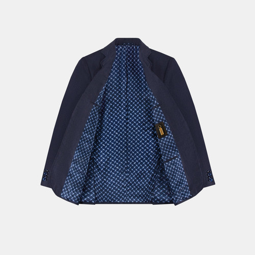 Chiné navy blazer