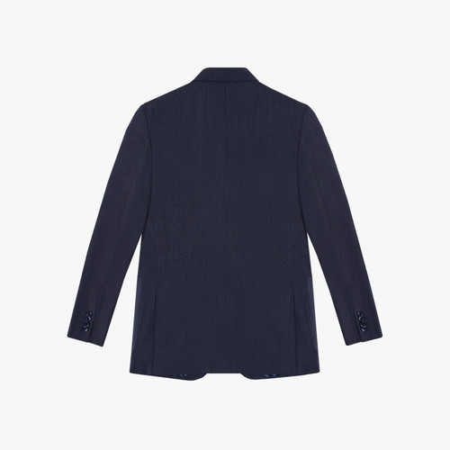 Chiné navy blazer