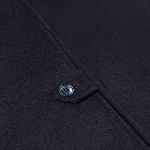 Navy and blue reversible coat