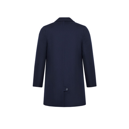 Navy and blue reversible coat