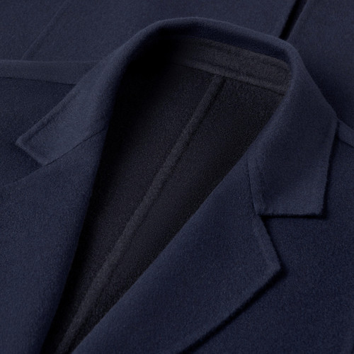 Navy and blue reversible coat