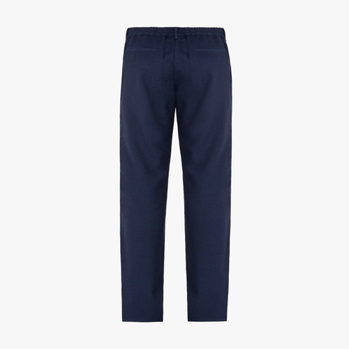 Blue trousers, slim fit, jogging style
