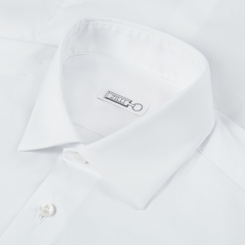 Chemise blanche, rivet « ZILLI Rétro »