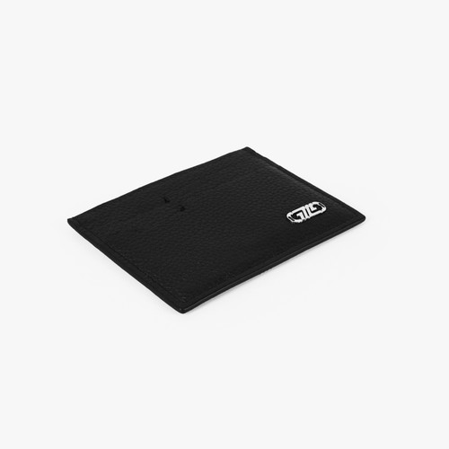 Black Pegaso grained calfskin CC5 credit card holder