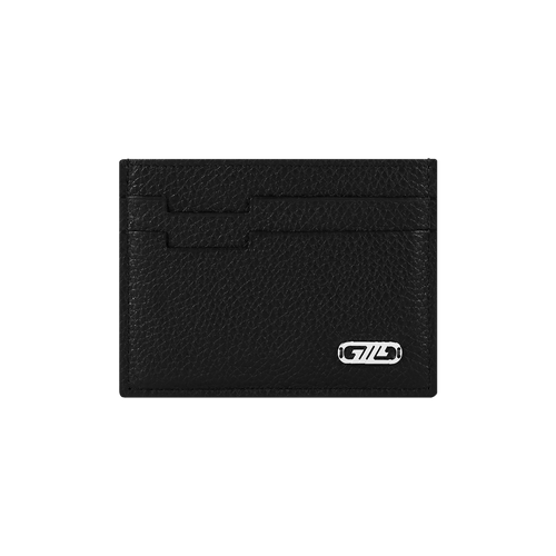 Black Pegaso grained calfskin CC5 credit card holder