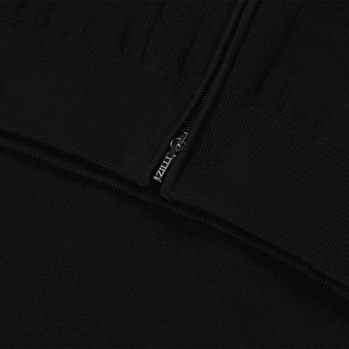 Zipped tracksuit with ZILLI "Cross paly" pattern