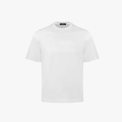 White T-shirt with "ZILLI Treble" embroidery