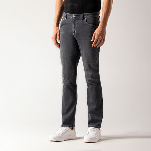 Faded black jeans, slim fit