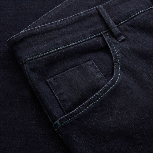 Navy blue jeans, ZILLI "Jacquard"