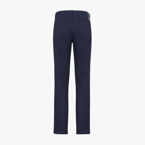 Navy blue trousers, slim fit, ZILLI "Letters" Navy blue trousers, slim fit, ZILLI "Letters"
