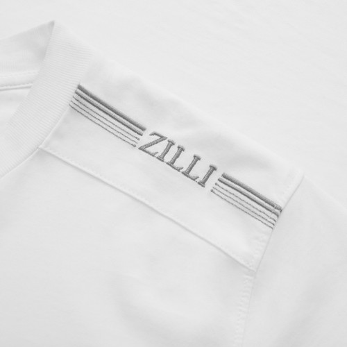 T-shirt blanc, broderie " Four Stripes T-shirt blanc, broderie " Four Stripes