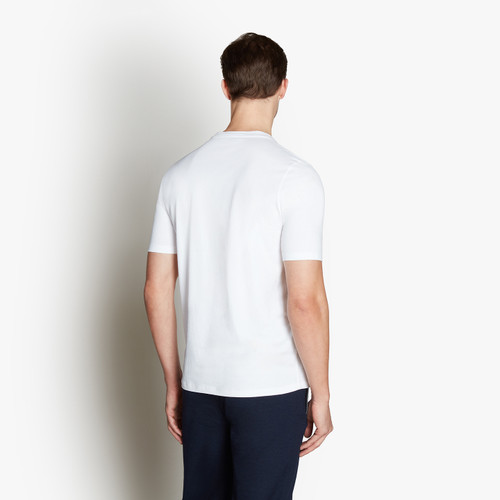 T-shirt blanc, broderie " ZILLI Shade