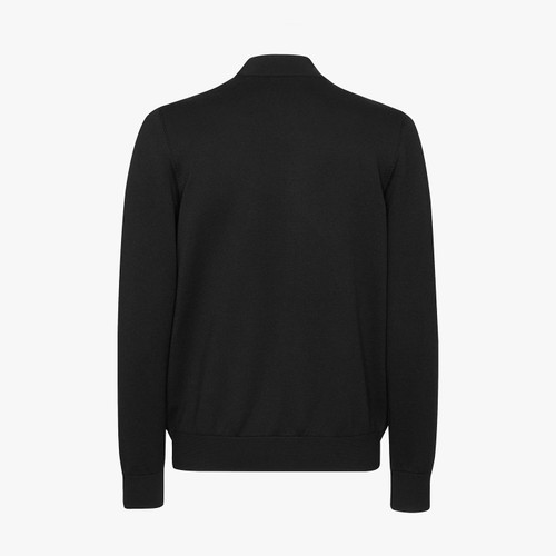 Black zip-up jogging jacket 