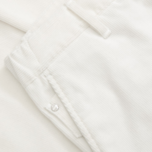 White corduroy trousers 