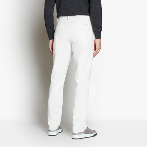 White corduroy trousers 