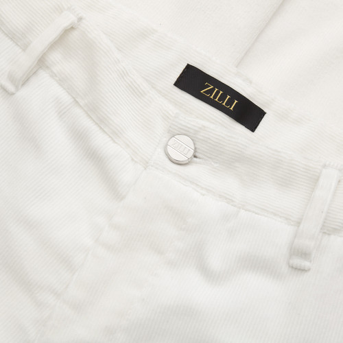 White corduroy trousers 