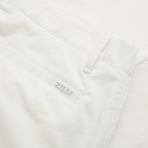 White corduroy trousers 